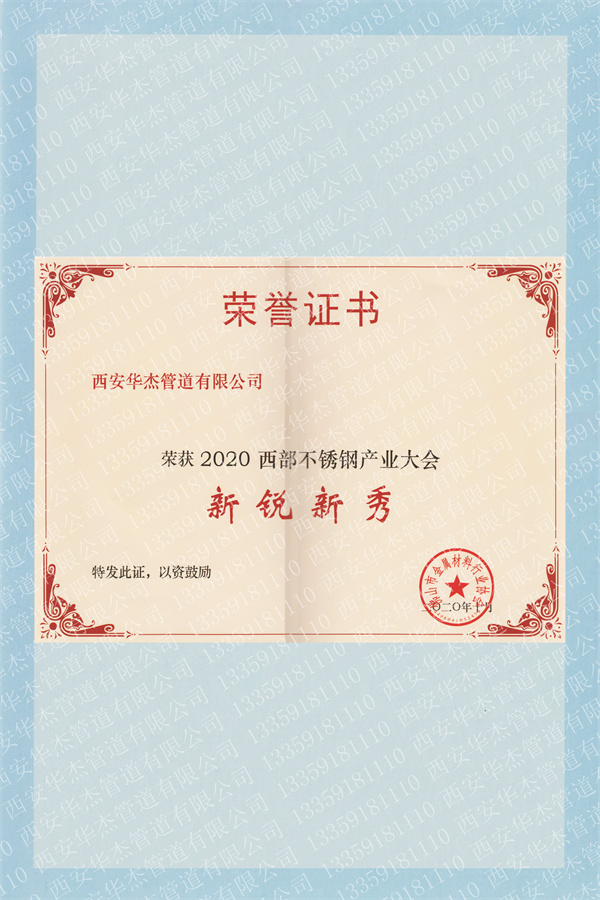 新銳新秀證（zhèng）書